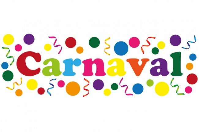 Autocollant de fenêtre Carnaval 75cm