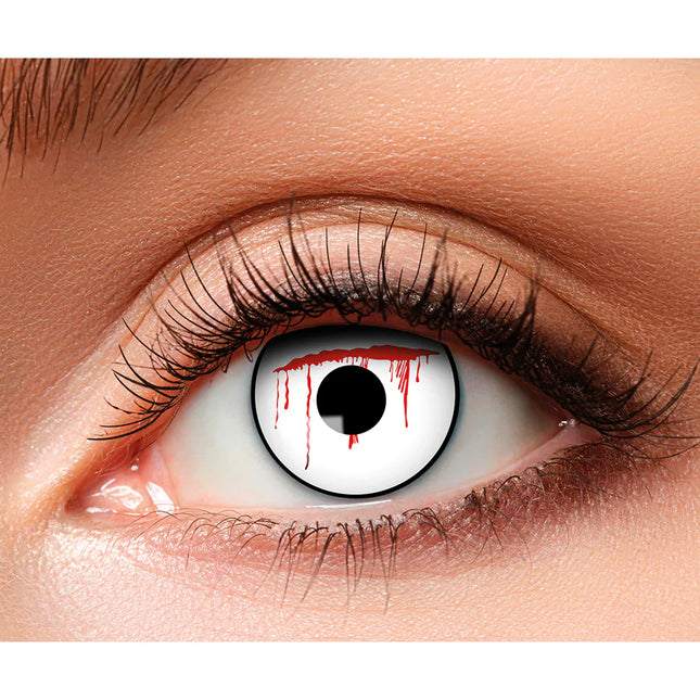 Lentilles de couleur blanche Sang