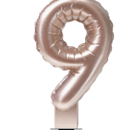 Ballon en feuille de bougie Rose Gold 9 10cm
