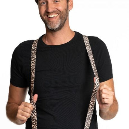 Bretelles Léopard