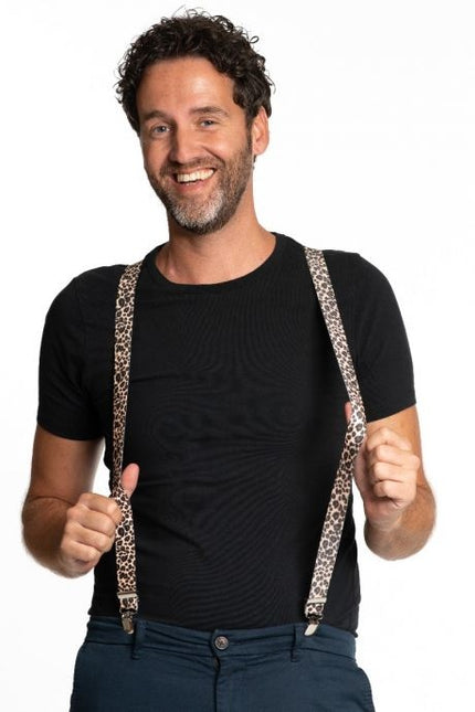 Bretelles Léopard
