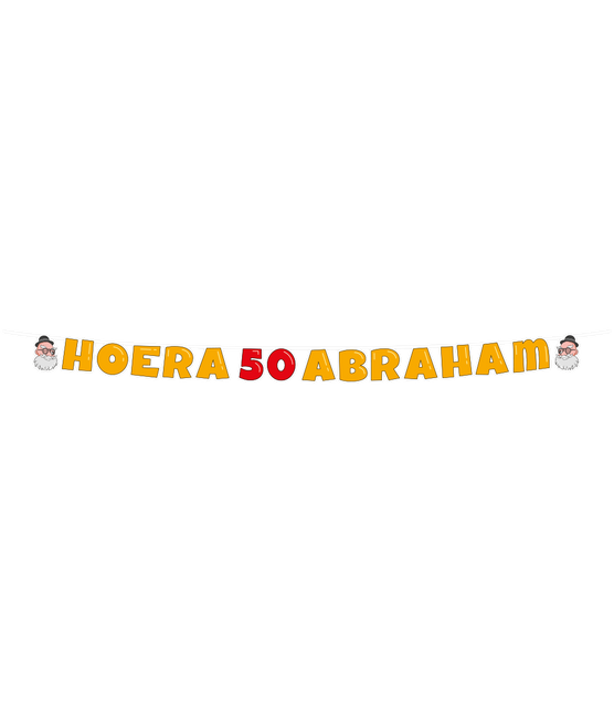 Guirlande de lettres d'Abraham 2.5m