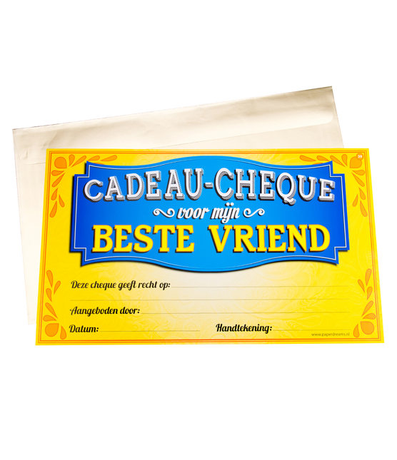 Chèque cadeau Ami 34.5cm