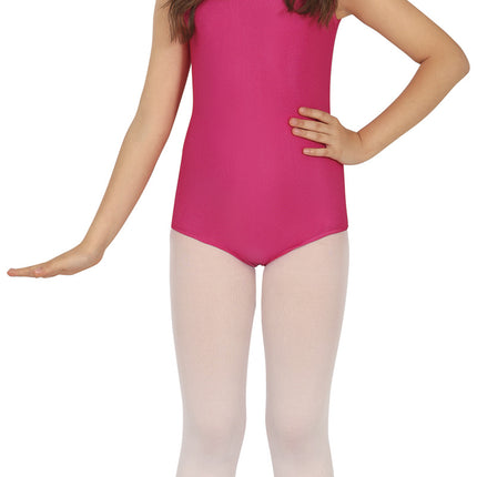 Gym suit Fuchsia Girl Sleeveless