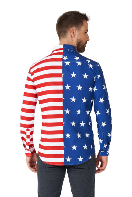 Chemise USA Flag Men <tc>Suitmeister</tc>
