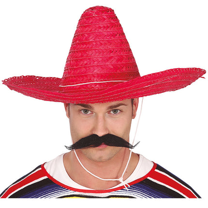 Chapeau mexicain rouge