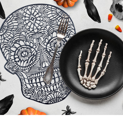 Sets de table Halloween Crâne 38cm