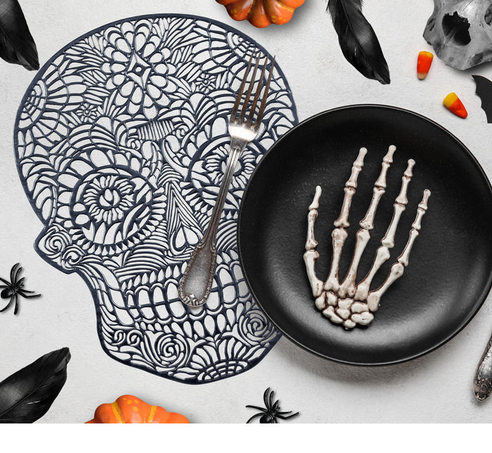 Sets de table Halloween Crâne 38cm