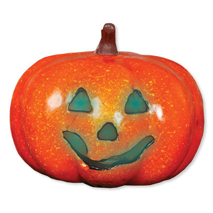 Citrouille d'Halloween avec lumière 16cm