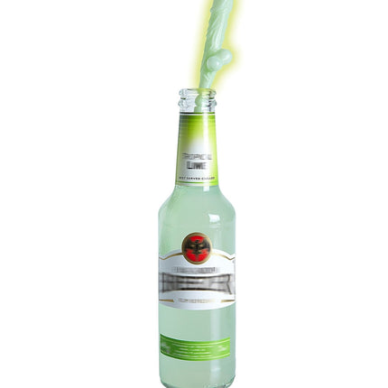Pailles Dick Glow In The Dark 6pcs