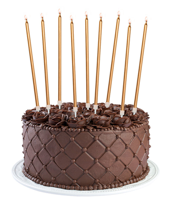 Bougies en bronze 15cm 16pcs