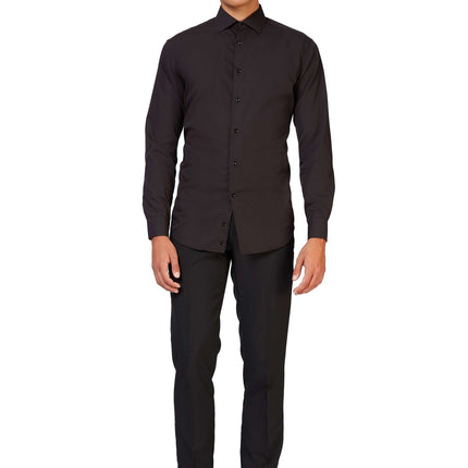 Chemise noire hommes <tc>OppoSuits</tc>