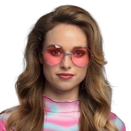Lunettes hippies roses