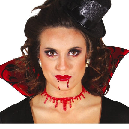 Collier d'Halloween Gorge coupée