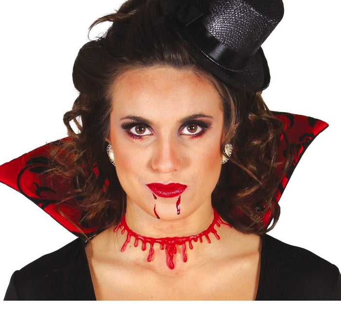 Collier d'Halloween Gorge coupée