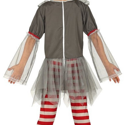 Costume d'Halloween de clown sombre pour enfant