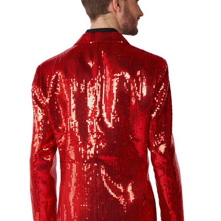 Paillet Red Blazer Hommes <tc>Suitmeister</tc>