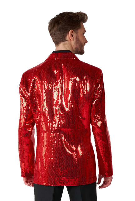 Paillet Red Blazer Hommes <tc>Suitmeister</tc>