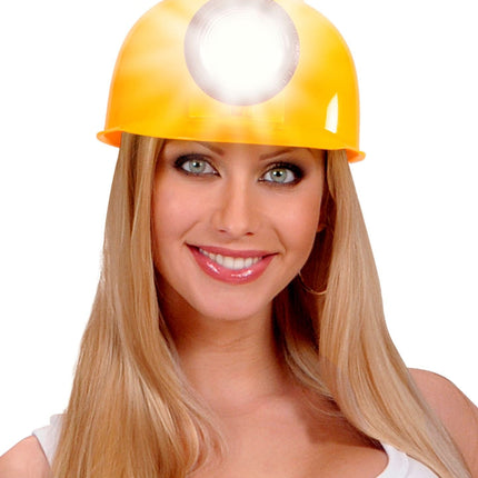 Casque de chantier avec lumière