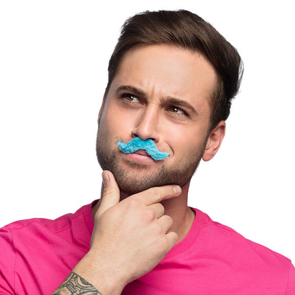 Fausse moustache colorée 5pcs
