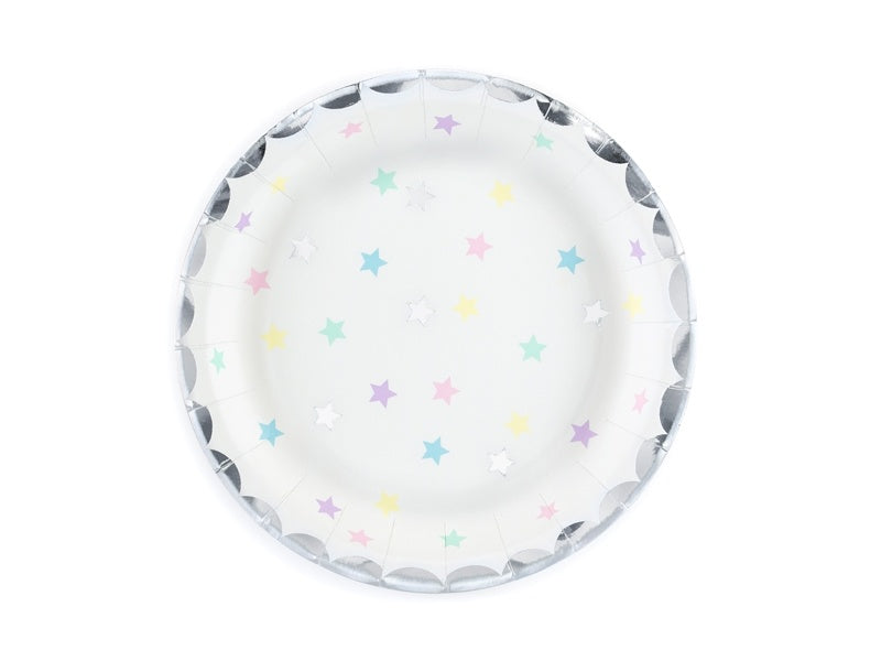 Assiettes en étoile 18cm 6pcs