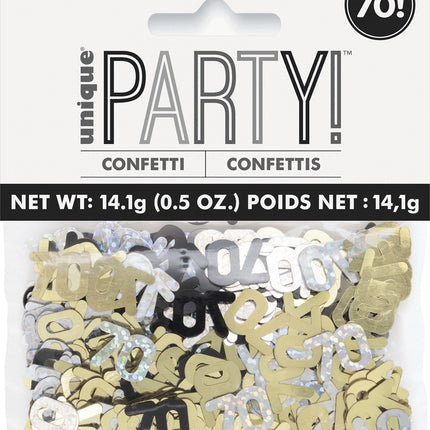 Sac de confettis 70 ans 14gr