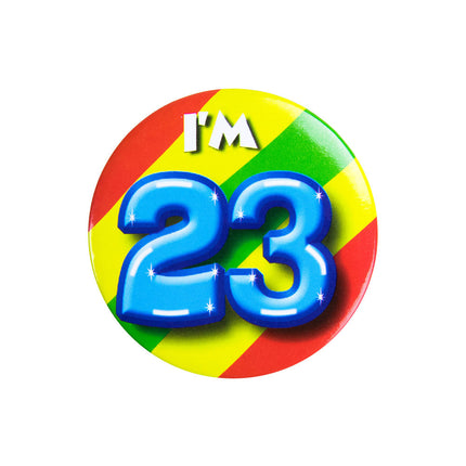 J'ai 23 ans Bouton 23 ans 5.5cm