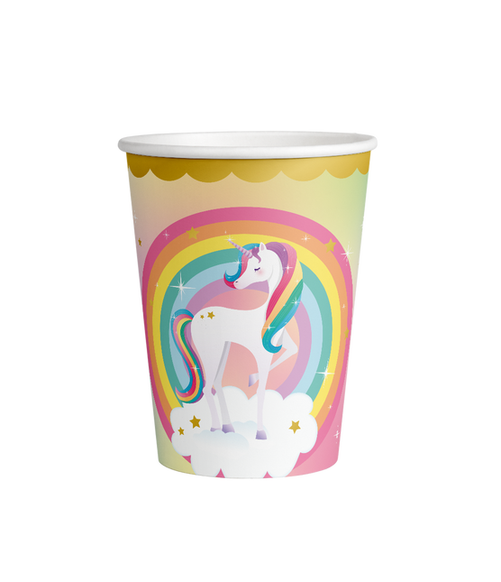 Gobelets Licorne 9cm 8pcs