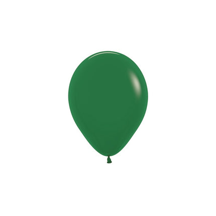Ballons de baudruche vert forêt 12cm 50pcs