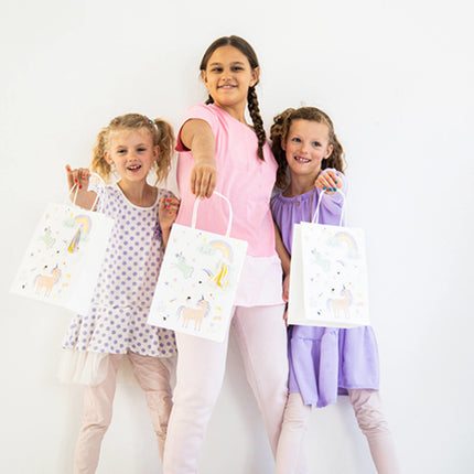 Sacs de partage Licorne Arc-en-ciel 6 pièces