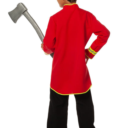 Veste de pompier rouge garçon