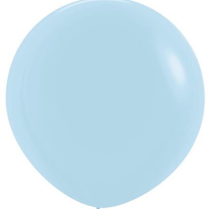 Ballons Pastel Bleu Mat 91cm 2pcs