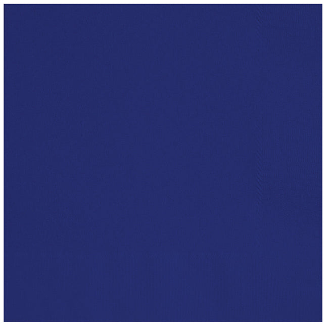 Serviettes de table bleu foncé 2 couches 33cm 20pcs