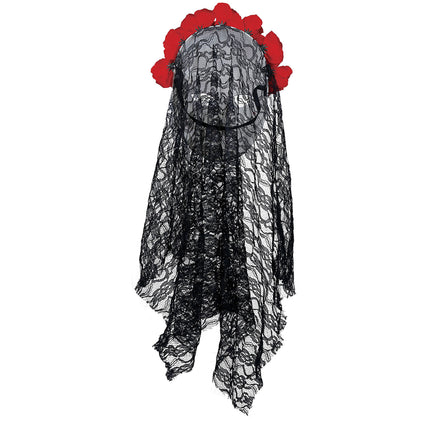 Masque Dia De Los Muertos Veil