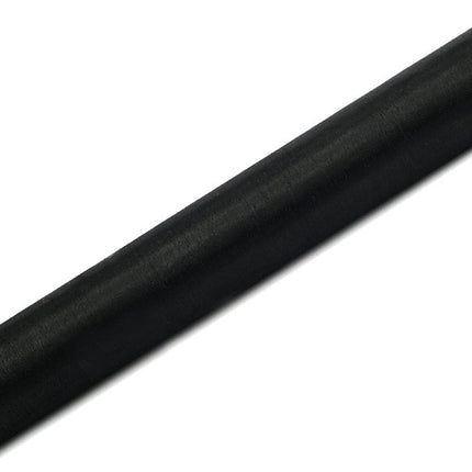 Rouleau d'organza noir 36cm 9m
