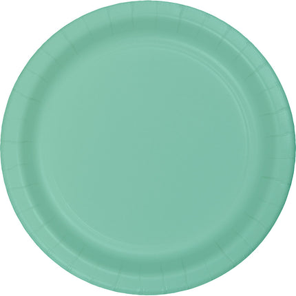 Assiettes vert menthe 23cm 8pcs