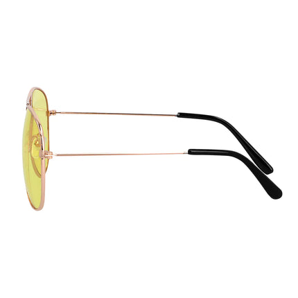 Lunettes Néon 80S Bleu Jaune