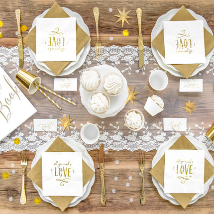 Confetti rond or