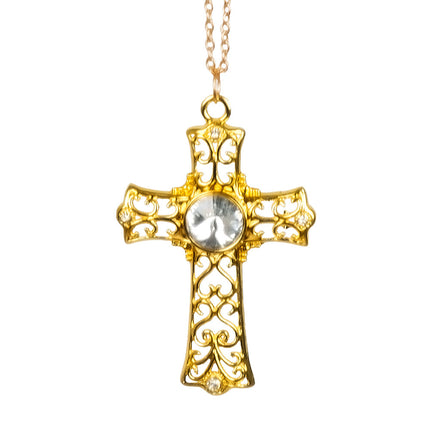 Chaîne Croix Or Diamant