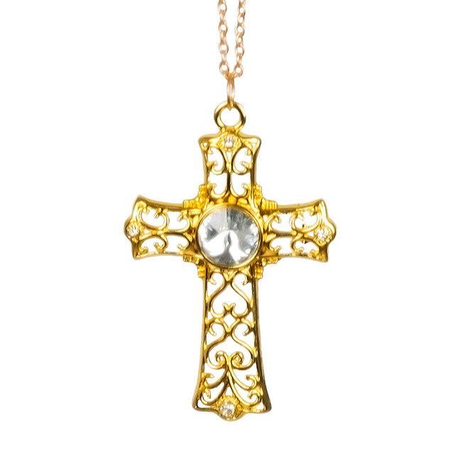 Chaîne Croix Or Diamant