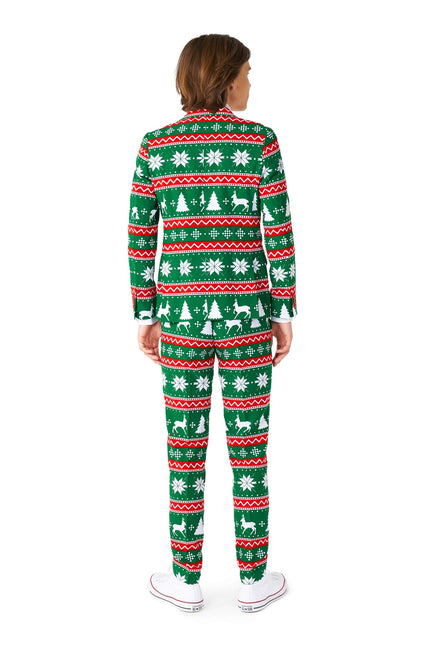Costume vert festif Garçon Ado <tc>OppoSuits</tc>