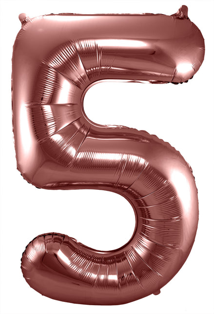 Ballon de baudruche Figure 5 Bronze XL 86cm vide