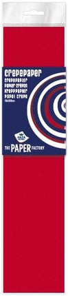 Papier crépon Rouge 50cm 2.5m
