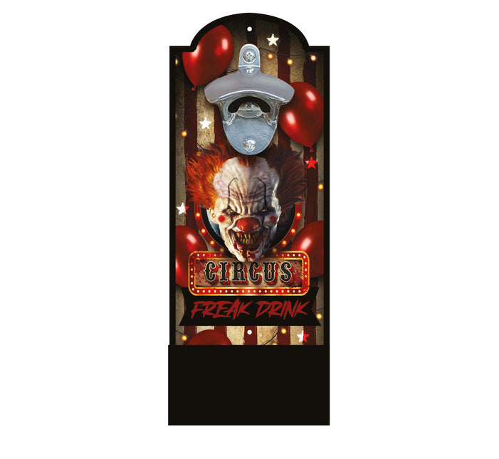 Ouvre-bière Halloween Clown 30cm