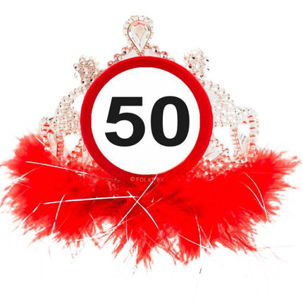Panneau de signalisation Crown 50 Years Road