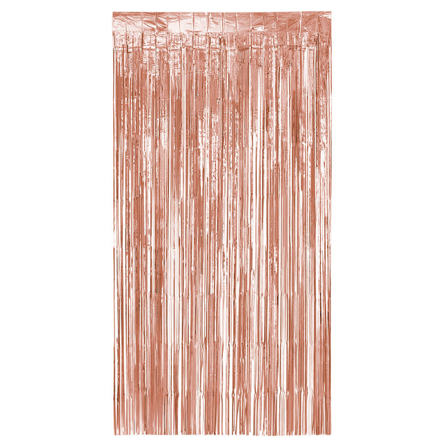 Rideau de porte or rose métallisé 2m