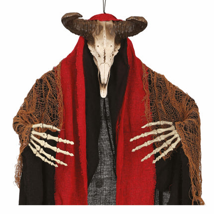 Décoration suspendue d'Halloween Ram avec lumière 1.5m