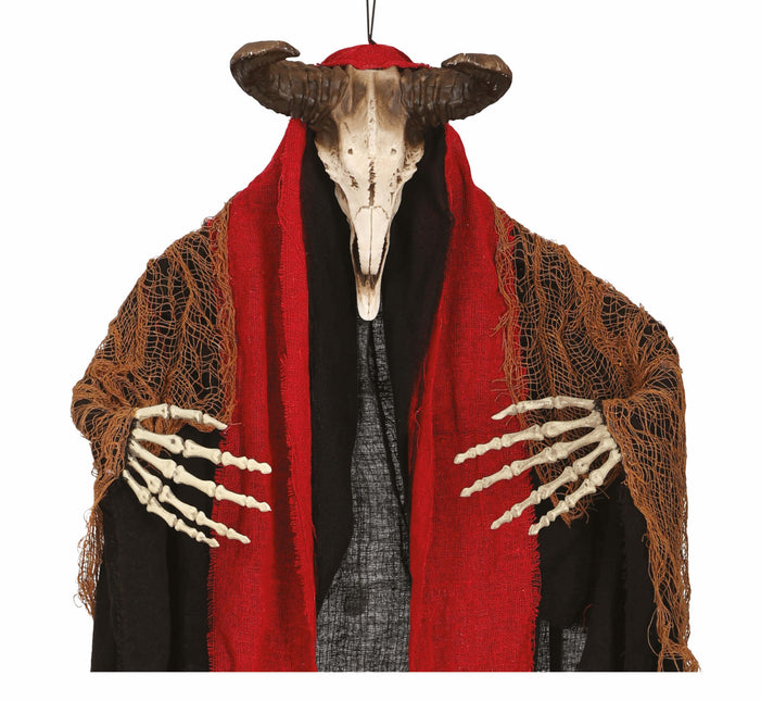 Décoration suspendue d'Halloween Ram avec lumière 1.5m