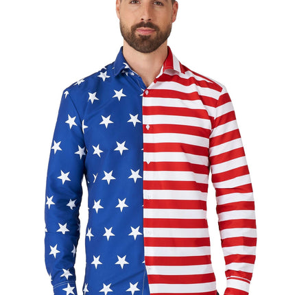Chemise USA Flag Men <tc>Suitmeister</tc>