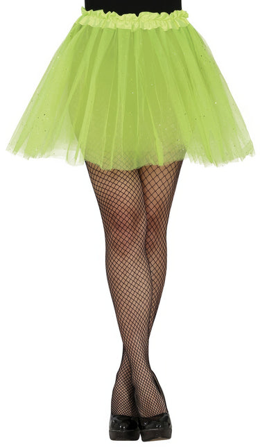 Tutu Vert Clair Dames Paillettes 40cm